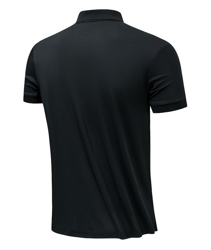 ZITY Men's Casual Slim Fit Quarter Zip Polo Shirt-8337
