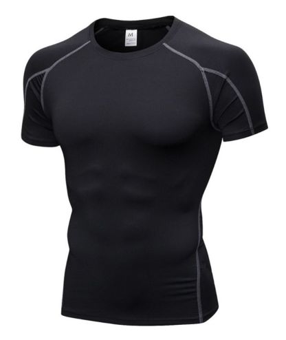 ZITY Men's Running Dri Fit Compression T-Shirt-DUMTS05960