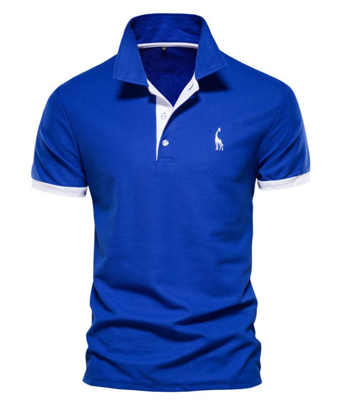 ZITY Men's Button Up Slim Fit Golf Polo Shirt-DUMPO06022
