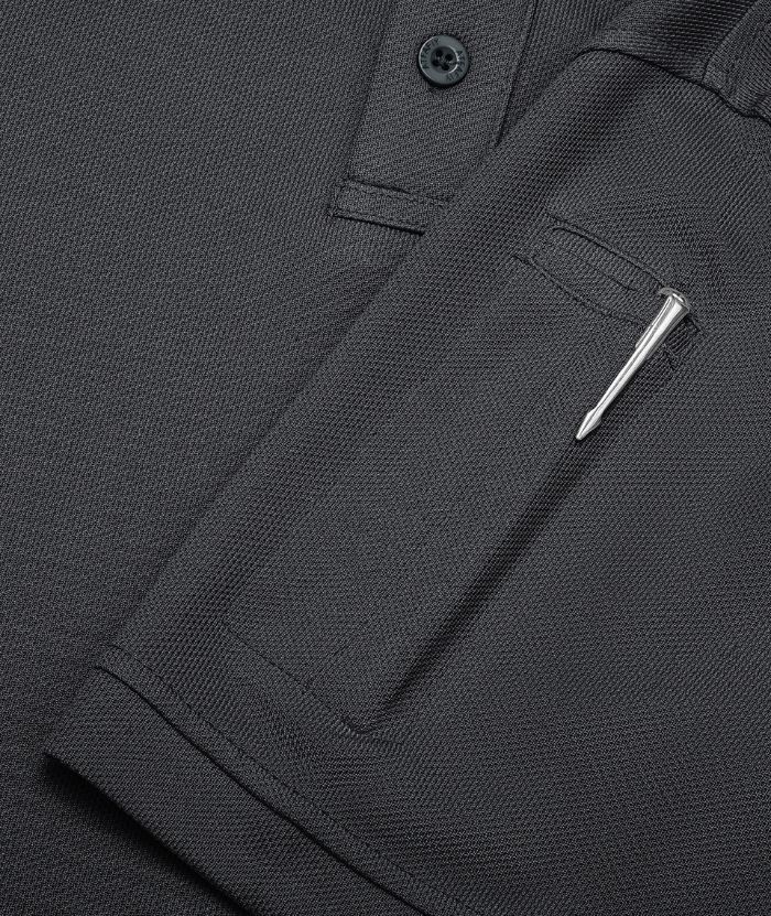 ZITY Men's Slim Fit Button Up Golf Polo Shirt-ZPK007838