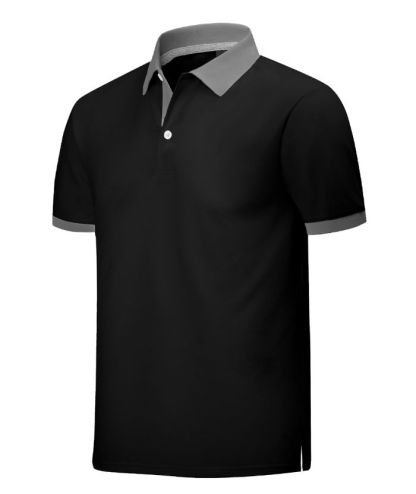 ZITY Men's Solid Color Summer Polo Shirt-CUMPO01043