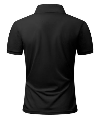 ZITY Men's 3 Button Up Slim Fit Polo Shirt-CUMPO03041