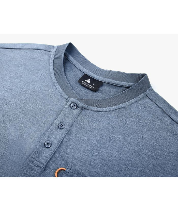 ZITY Men's Dri Fit Button Up T-Shirt-CUMSS01289