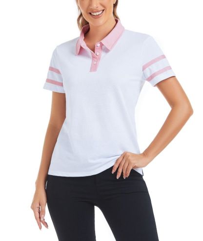 ZITY Women's Dri Fit Casual Sports Polo Shirt-CUWPO01285