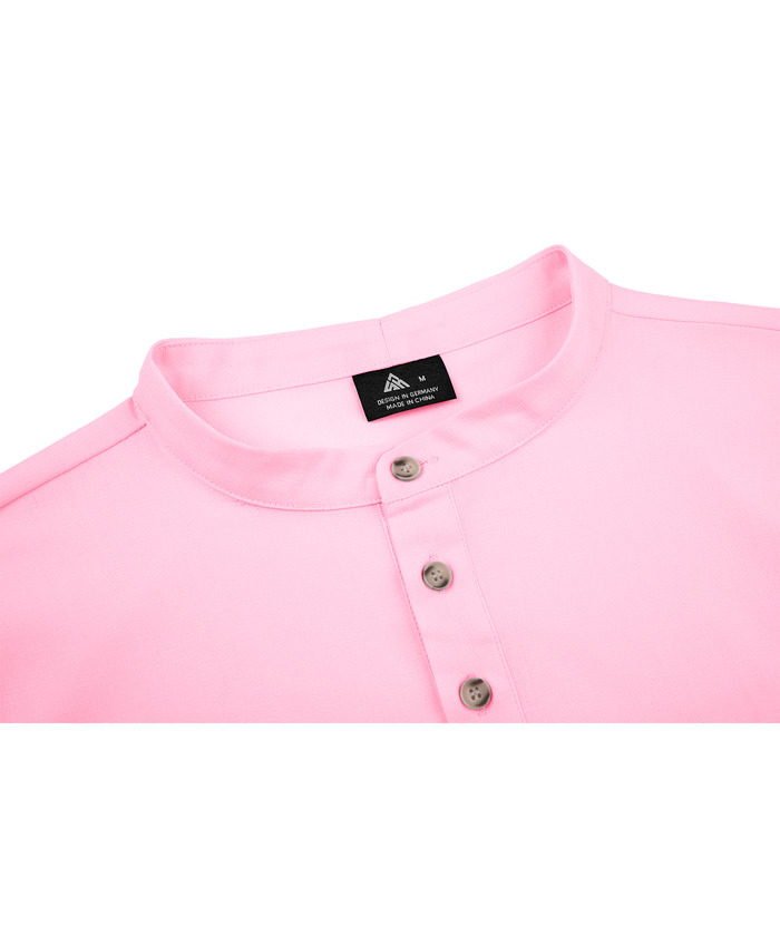 ZITY Men's Dri Fit Summer Henley T-Shirt-CUMSS01288
