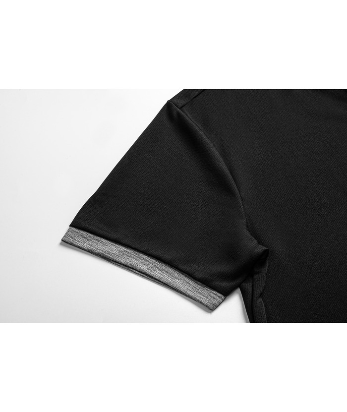 ZITY Men's Dri Fit Button Up Summer T-Shirt-CUMSS01366