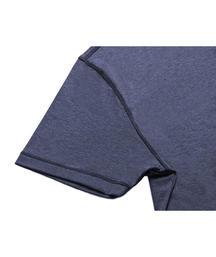ZITY Men's Button Up Slim Fit Summer T-Shirt-CUMSS01905