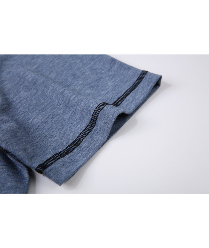 ZITY Men's Dri Fit Button Up Summer T-Shirt-CUMSS01984