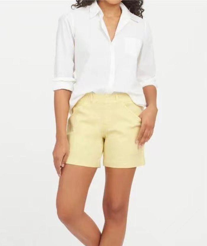 ZITY Women's Stretch Twill Ankle Cargo Shorts-DUWSH06169