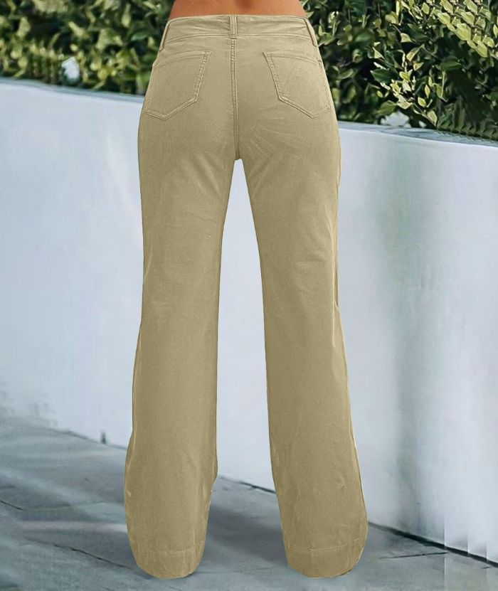 ZITY Women's Zipper Pocket Jogging Loose Pant-DUWSP06168