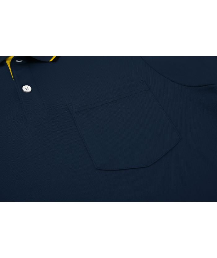 ZITY Men's Dri Fit Long Sleeve Golf Polo Shirt-CEMLP06139