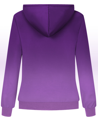 ZITY Women's Regular Fit Long Sleeve Fleece Hoodie-CUWFH01078
