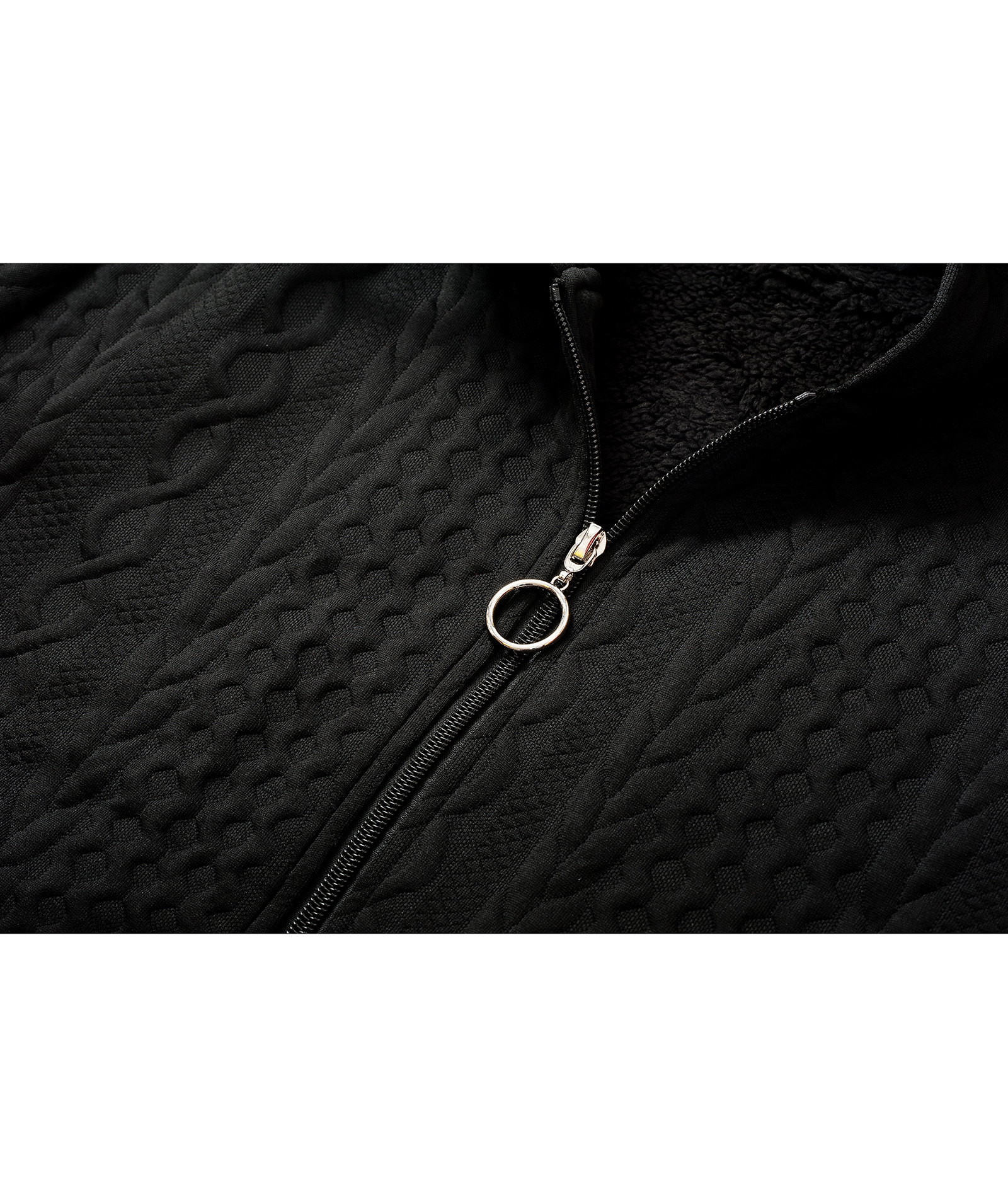 ZITY Women's Full Zipper Warm Stylish Outdoor Fleece Hoodie-CUWFH02455