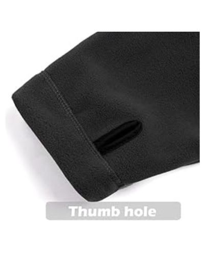 ZITY Men's Solid Microfleece Tactical Hoodie Jacket-ZPK007673 | Zitysports