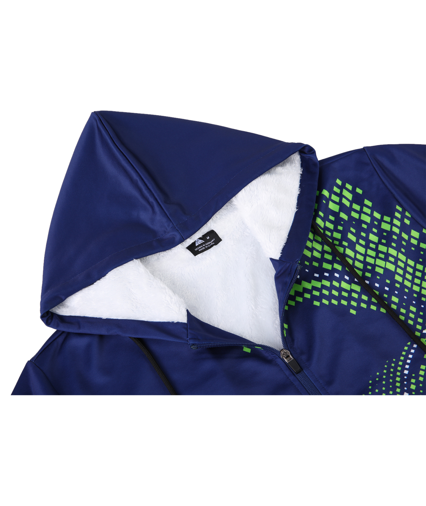 ZITY Men's Long Sleeve Full Zipper Winter Casual Hoodie-CFMWY00038