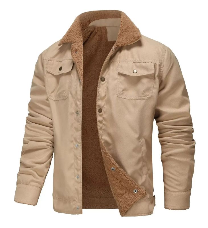 ZITY Men’s Jackets Fleece Lined Workwear Casual Winter Jacket Autumn Winter-DUMJA06701