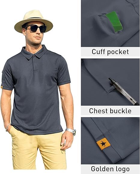 ZITY Men's Sports Golf S-5XL Polo Shirt-ZPK007196