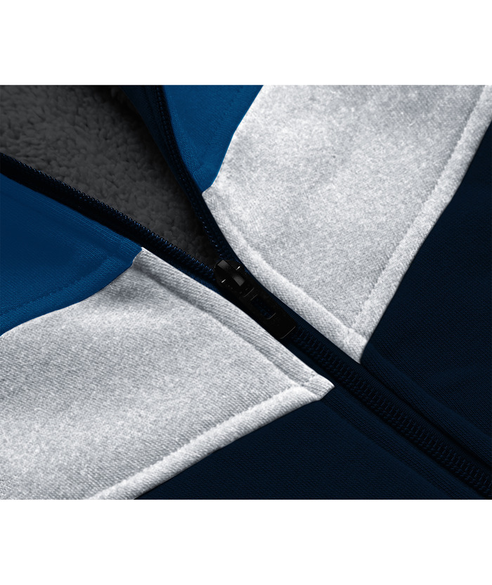 ZITY Boy's Collar Fleece Zip Up Hoodie-ZPK005858 | Zitysports