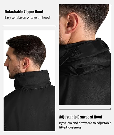 ZITY Men's Waterproof Rain Gear Outdoor Rainwear-CUMRS03412