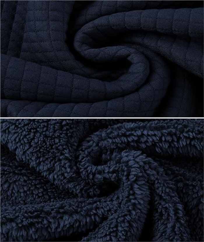 ZITY Men's Long Sleeve Fleece Sherpa Lined Heavyweight Hoodie-ZPK005616 | Zitysports