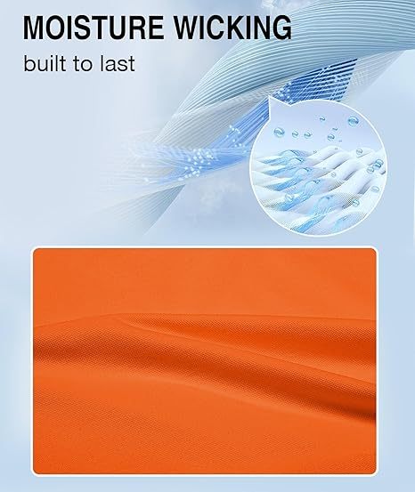 ZITY Men's Moisture Wicking Slim Fit Golf Polo Shirt-CEMPO01637