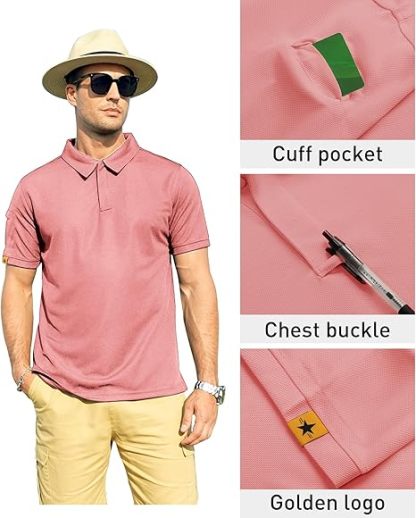 ZITY Men's Sports Golf S-5XL Polo Shirt-ZPK007196
