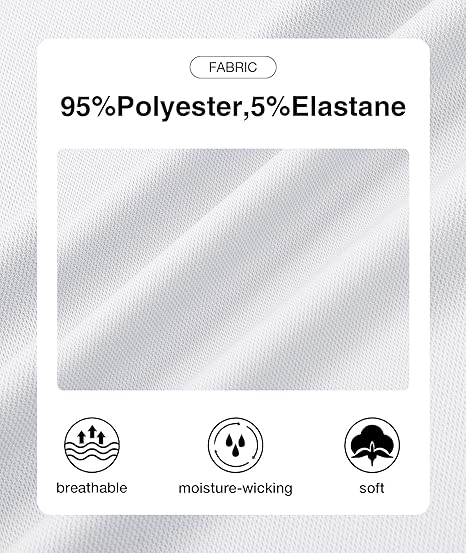 ZITY Men's Quarter Zip Solid Color Slim Fit Polo Shirt-CUMPO04526