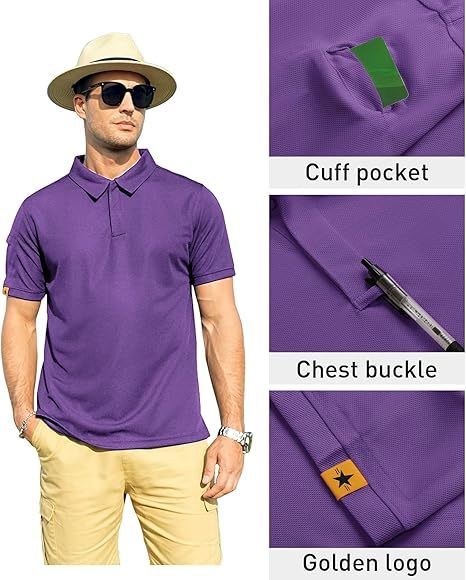 ZITY Men's Sports Golf S-5XL Polo Shirt-ZPK007196