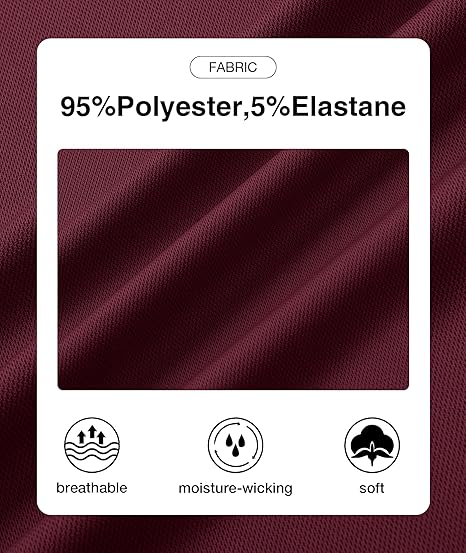 ZITY Men's Quarter Zip Solid Color Slim Fit Polo Shirt-CUMPO04526