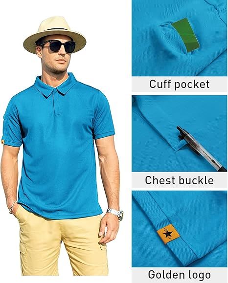 ZITY Men's Sports Golf S-5XL Polo Shirt-ZPK007196