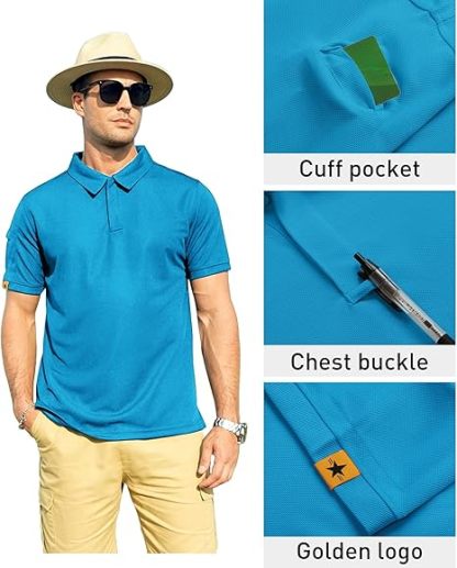 ZITY Men's Sports Golf S-5XL Polo Shirt-ZPK007196