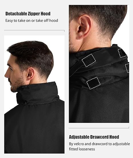 ZITY Men's Waterproof Rain Gear Outdoor Rainwear-CUMRS03412