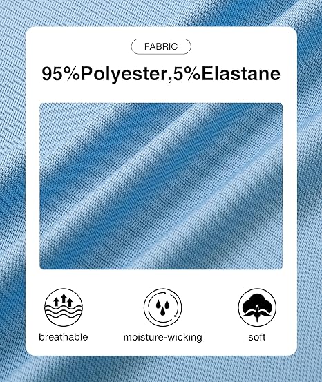 ZITY Men's Quarter Zip Solid Color Slim Fit Polo Shirt-CUMPO04526