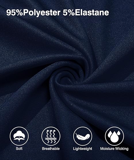 ZITY Men's Quarter Zip Slim Fit Polo Shirt-ZPK008403