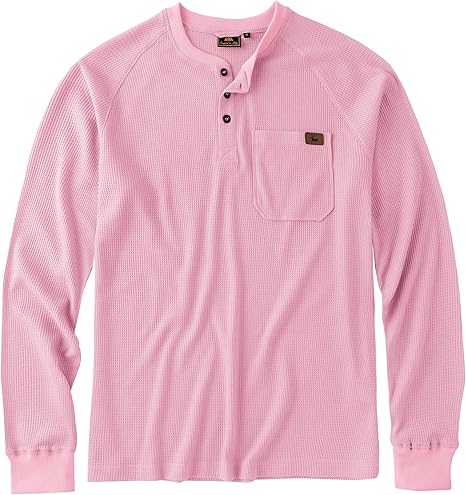 ZITY Men's Long Sleeve Casual Waffle Thermal Henley Shirt-CUMLS03493