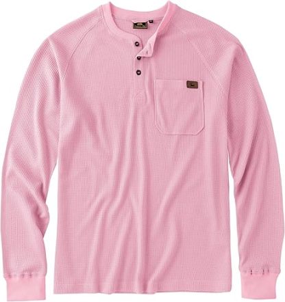 ZITY Men's Long Sleeve Casual Waffle Thermal Henley Shirt-CUMLS03493