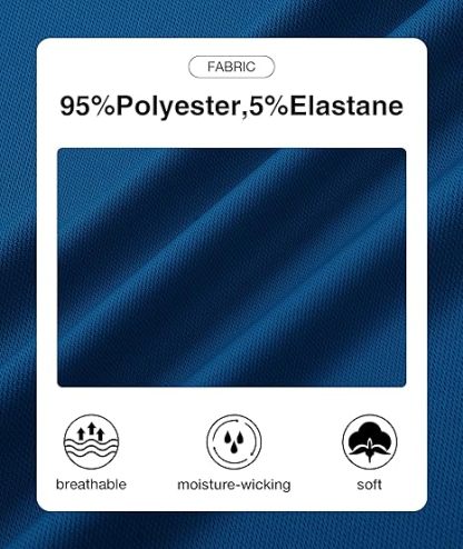 ZITY Men's Quarter Zip Solid Color Slim Fit Polo Shirt-CUMPO04526