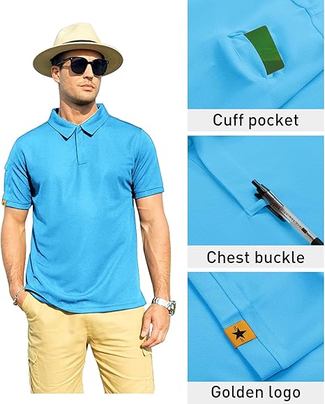 ZITY Men's Sports Golf S-5XL Polo Shirt-ZPK007196
