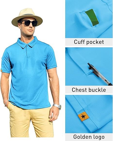 ZITY Men's Sports Golf S-5XL Polo Shirt-ZPK007196