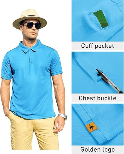 ZITY Men's Sports Golf S-5XL Polo Shirt-ZPK007196