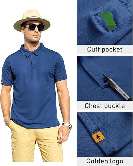 ZITY Men's Sports Golf S-5XL Polo Shirt-ZPK007196