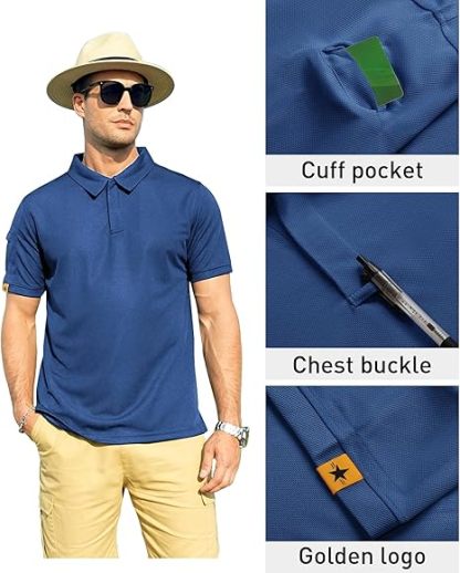 ZITY Men's Sports Golf S-5XL Polo Shirt-ZPK007196