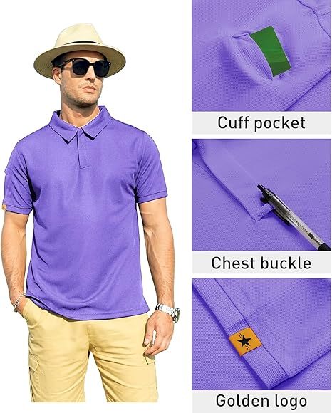 ZITY Men's Sports Golf S-5XL Polo Shirt-ZPK007196