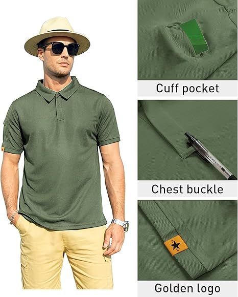 ZITY Men's Sports Golf S-5XL Polo Shirt-ZPK007196