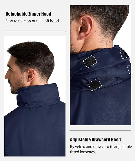 ZITY Men's Waterproof Rain Gear Outdoor Rainwear-CUMRS03412