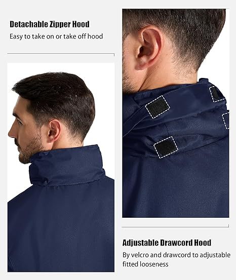 ZITY Men's Waterproof Rain Gear Outdoor Rainwear-CUMRS03412