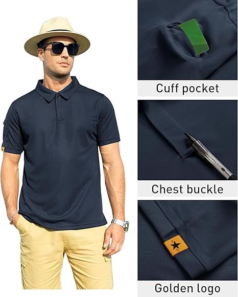 ZITY Men's Sports Golf S-5XL Polo Shirt-ZPK007196