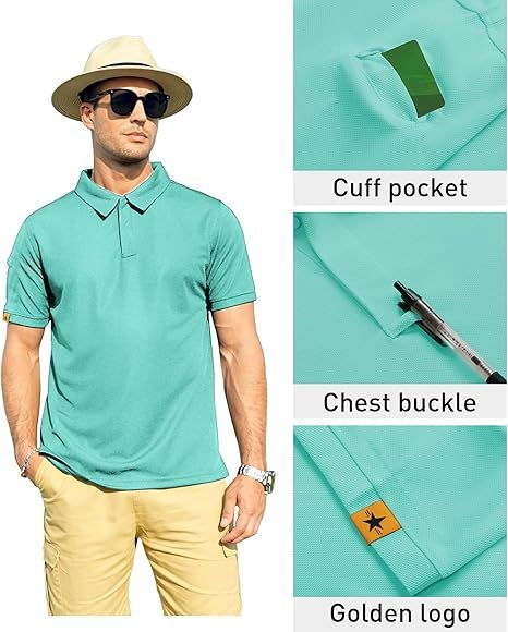 ZITY Men's Sports Golf S-5XL Polo Shirt-ZPK007196