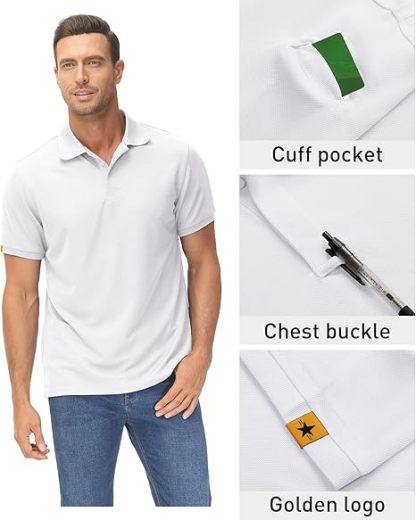 ZITY Men's Sports Golf S-5XL Polo Shirt-ZPK007196