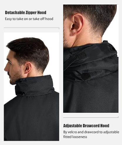 ZITY Men's Waterproof Rain Gear Outdoor Rainwear-CUMRS03412